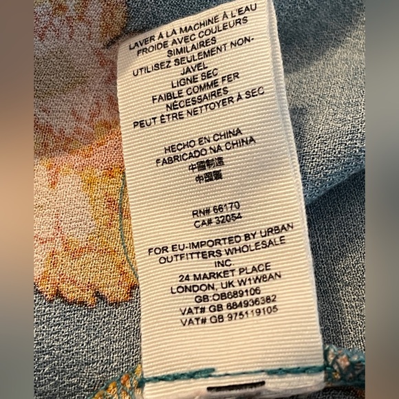 FREE PEOPLE So Sweetly Floral green Juniper Midi Maxi Dress Small Cottagecore - Picture 7 of 9